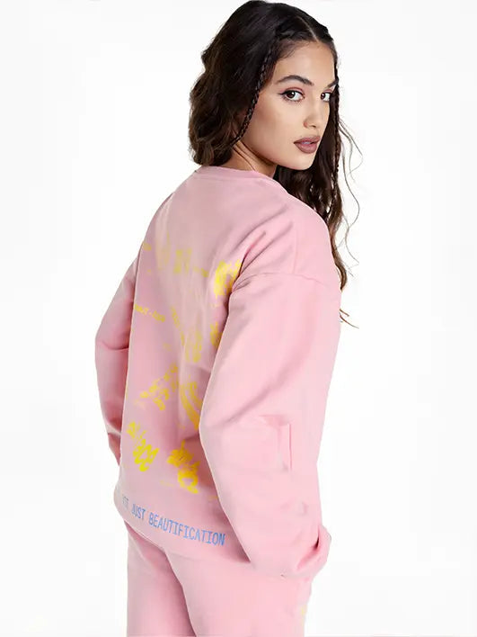 MOODY MAUVE CREWNECK