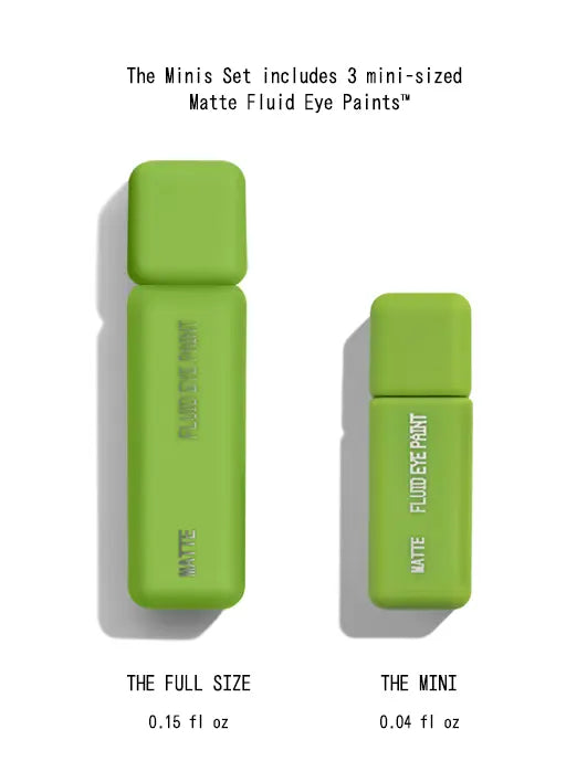THE MINIS: MATTE FLUID EYE PAINT™ BRIGHTS